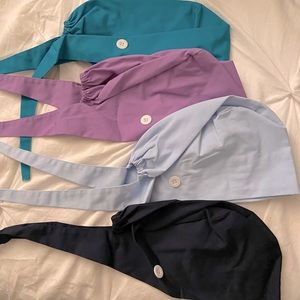 4 surgical hair coverings/medical hair coverings- Never worn!